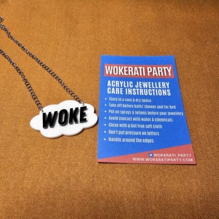 Woke Pendant Silver Necklace