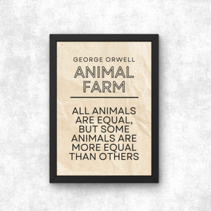 Animal Farm George Orwell Poster Print