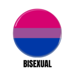 LGBTQ+ Bisexual PRIDE Flags Button Pin Badge