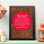 Battle of Cable Street Poster Print Anti Fascist Merch