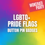 LGBTQ PRIDE Flags Button Pin Badge