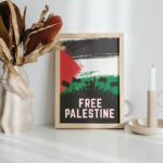Free Palestine Poster Print Boycott Israel