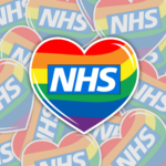 Rainbow Heart NHS Vinyl Sticker NHS Support