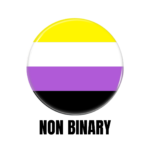 LGBTQ+ Non Binary PRIDE Flags Button Pin Badge