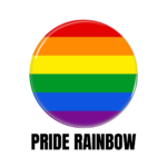 LGBTQ+ Pride Rainbow PRIDE Flags Button Pin Badge