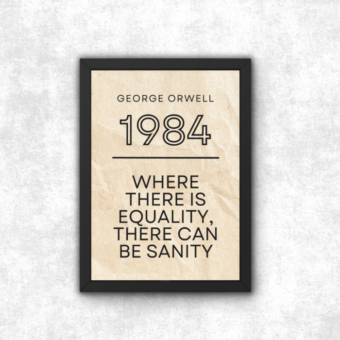 1984 George Orwell Poster Print