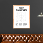 Tory Wordsearch Poster Print Wokerati Party