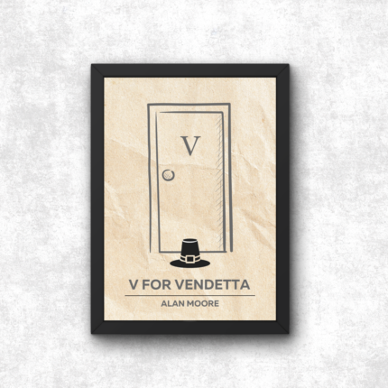 V For Vendetta Poster Print Alan Moore