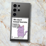 Anti Farage Cats Against Fascism Sticker Best Anti Reform Merch