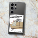 Scratch Cats Against Fascism Sticker Best Anti Fascist Merch