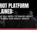 Patriot Platform explained: Wokerati Party banner about Britain's new far-right group