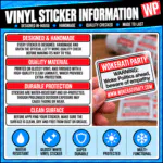 Wokerati Party Vinyl Sticker Information